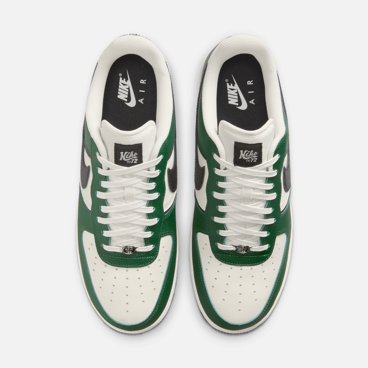 Nike Air Force 1 Low - Verde-abeto / Branco-creme / Preto
