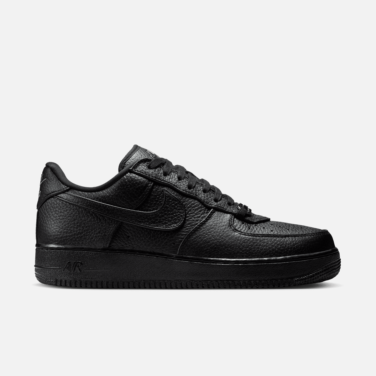 Nike Air Force 1 Low - Preto / Prateado metálico