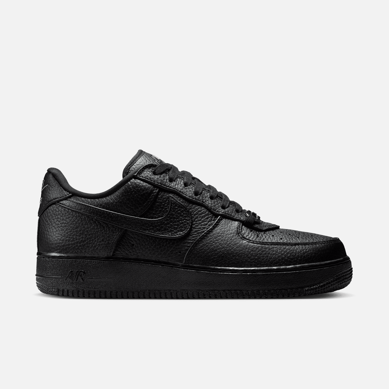 Nike Air Force 1 Low - Preto / Prateado metálico