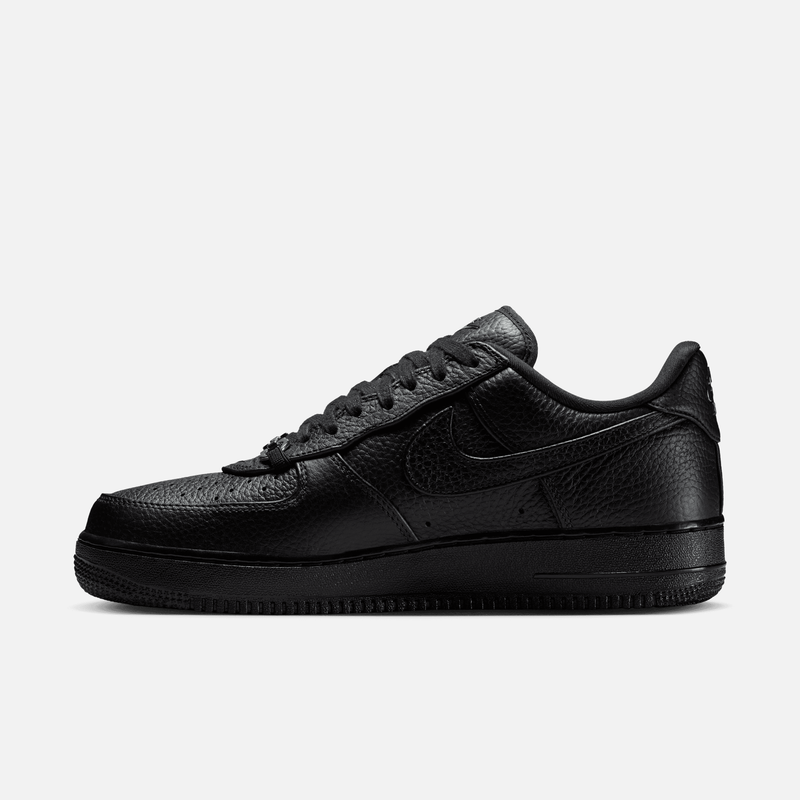 Nike Air Force 1 Low - Preto / Prateado metálico