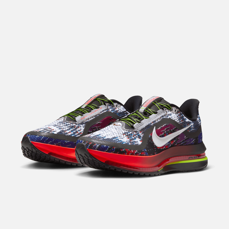 Nike Pegasus Premium Multi Pixel - Multicolorido / Verde-neon / Dourado metálico / Prateado metálico
