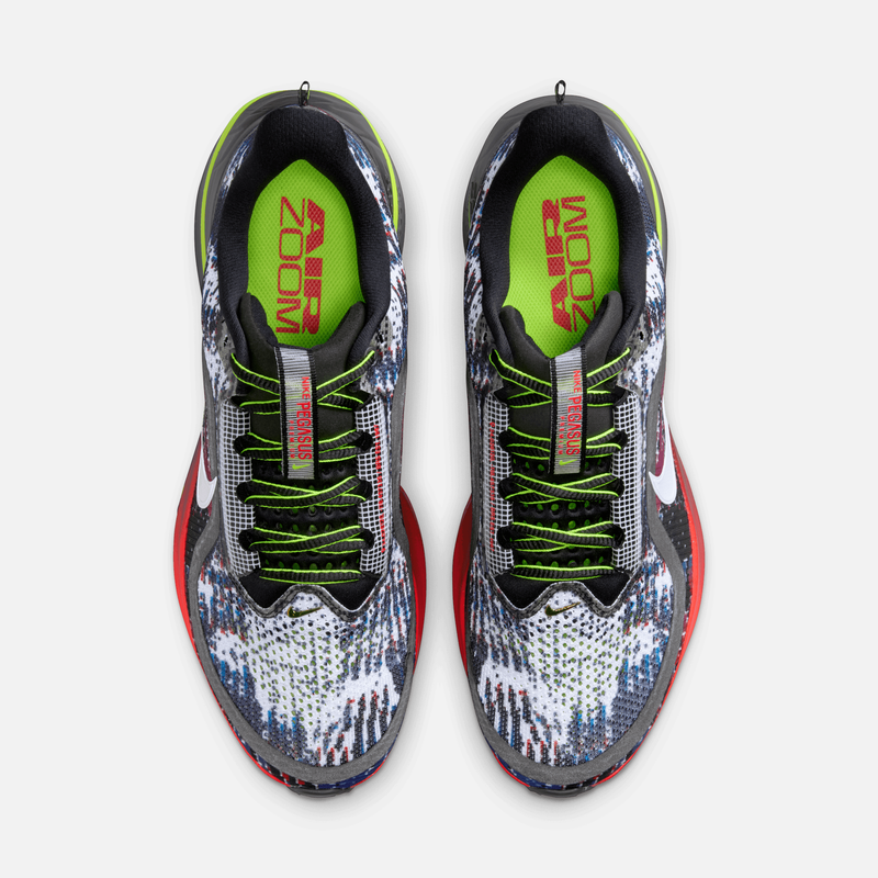 Nike Pegasus Premium Multi Pixel - Multicolorido / Verde-neon / Dourado metálico / Prateado metálico