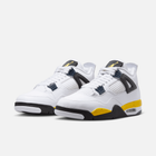 Air Jordan 4 Retro Rare Air - Branco / Amarelo / Cinza escuro / Preto