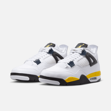 Air Jordan 4 Retro Rare Air - Branco / Amarelo / Cinza escuro / Preto