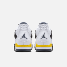 Air Jordan 4 Retro Rare Air - Branco / Amarelo / Cinza escuro / Preto