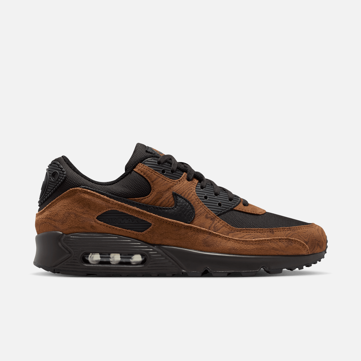 Nike Air Max 90 Woodgrain - Marrom-claro / Marrom / Preto