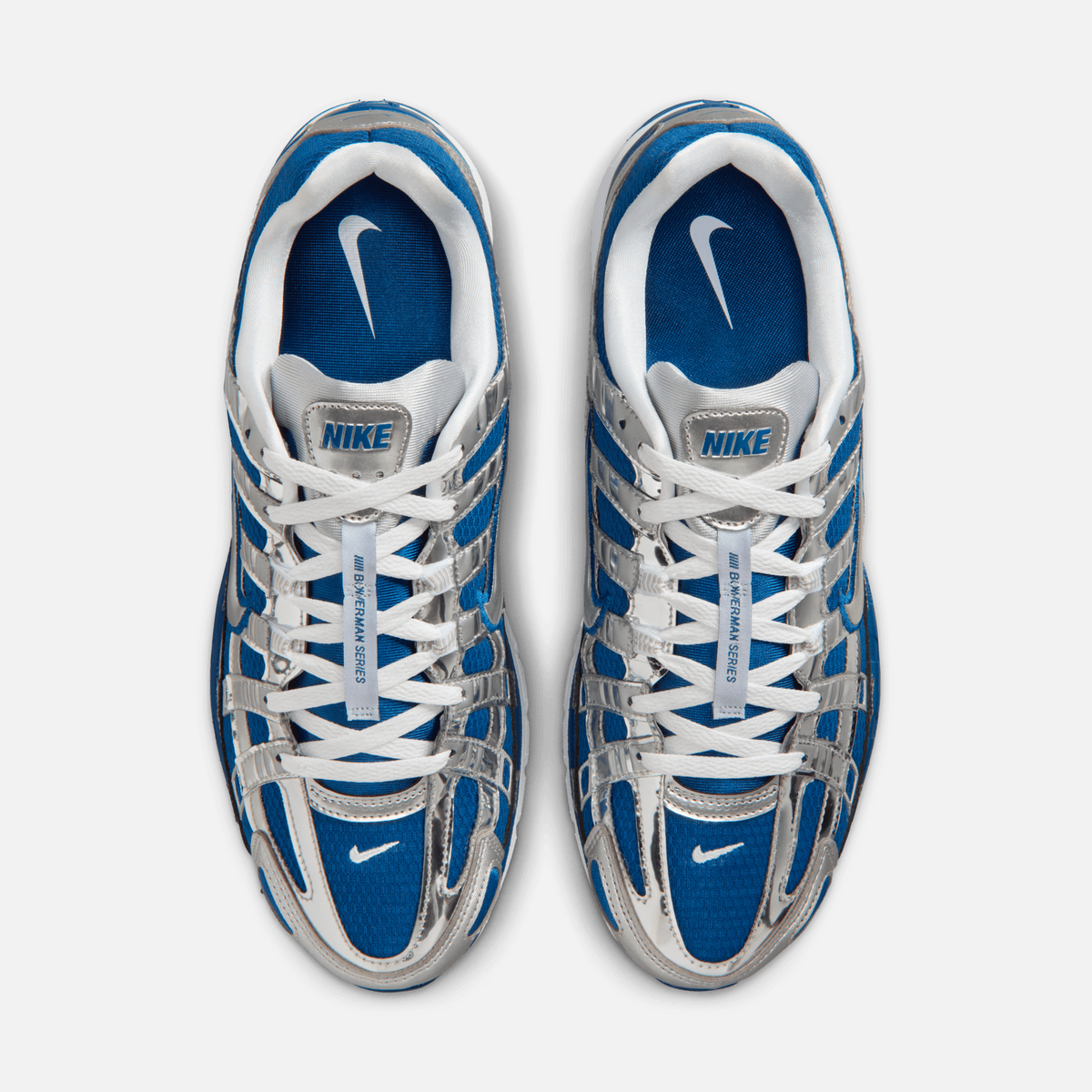Nike P-6000 - Azul-quadra / Branco / Prateado metálico