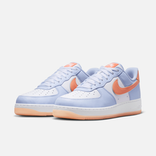 Nike Air Force 1 Low - Azul / Branco / Laranja / Prateado metálico