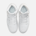 Air Jordan 1 Mid SE Distressed - Branco / Prateado