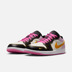 Air Jordan 1 Low SE - Preto / Branco-creme / Rosa-vivo / Dourado