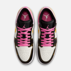 Air Jordan 1 Low SE - Preto / Branco-creme / Rosa-vivo / Dourado