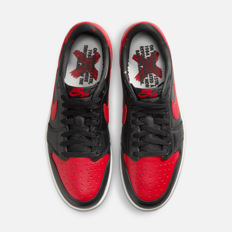 Air Jordan 1 Low OG Banned - Preto / Vermelho / Branco