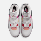 Air Jordan 4 Retro Comic - Branco-quebrado / Antracito / Cinza / Rosa / Rosa claro / Bege-cru