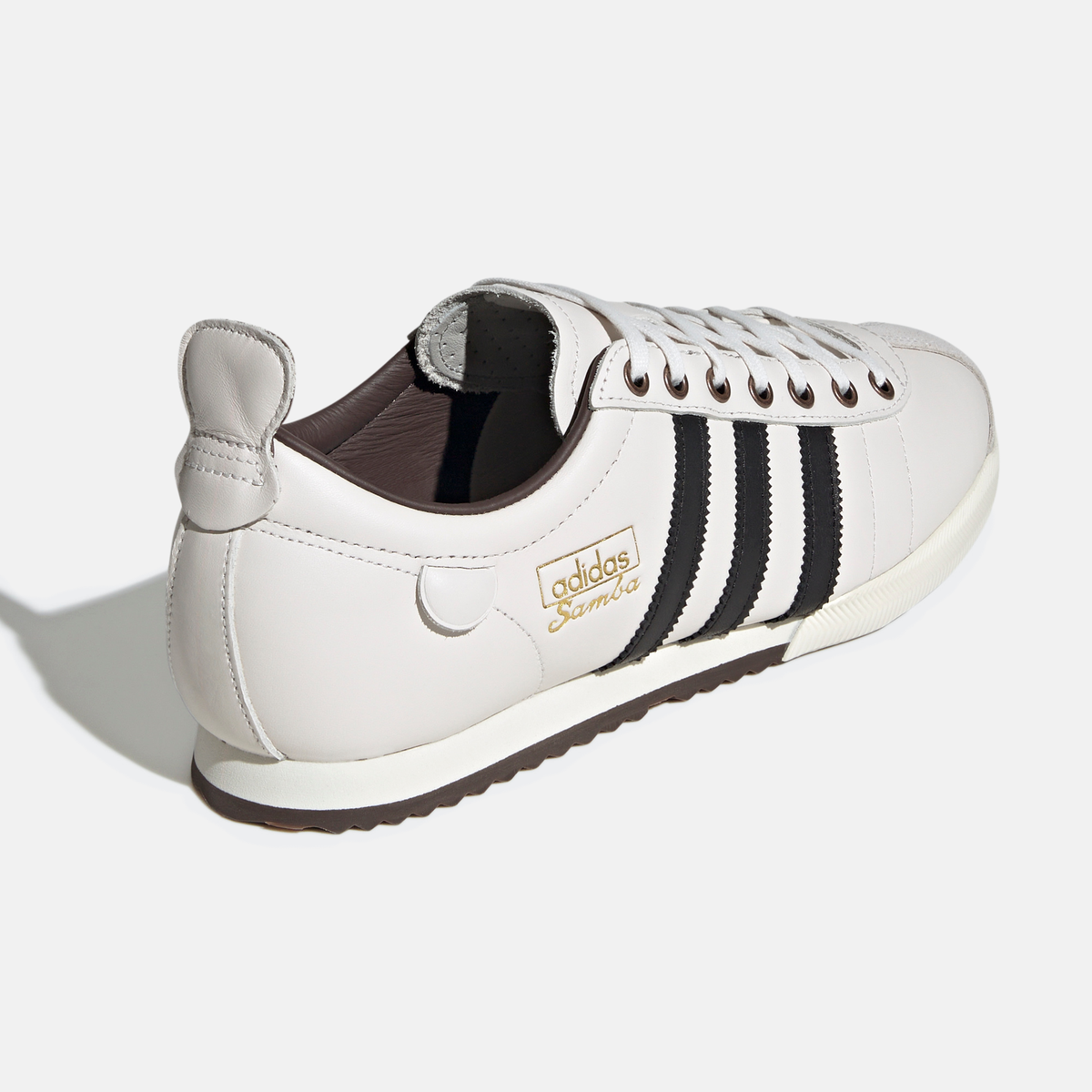 Adidas Samba 62 - Branco / Preto / Marrom