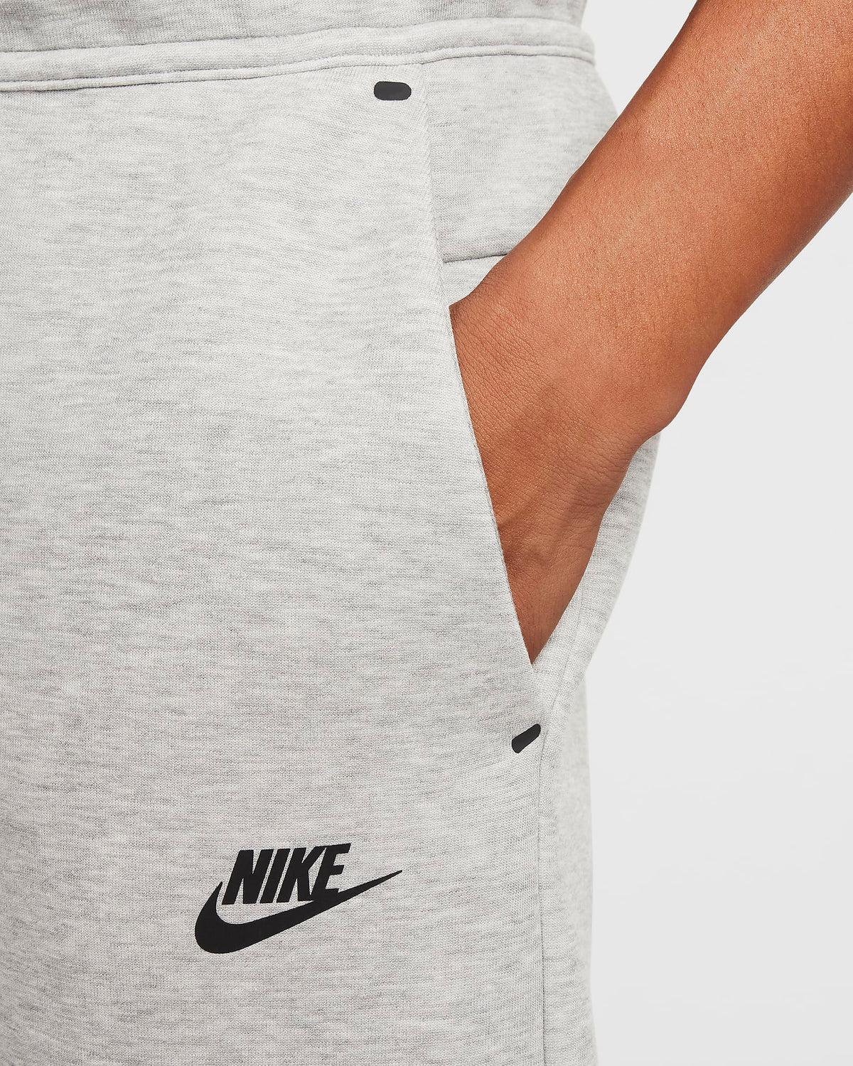 Calça Nike Tech Fleece - Cinza e Preto