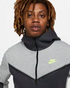 Jaqueta com capuz Nike Tech Fleece - Cinza e Verde