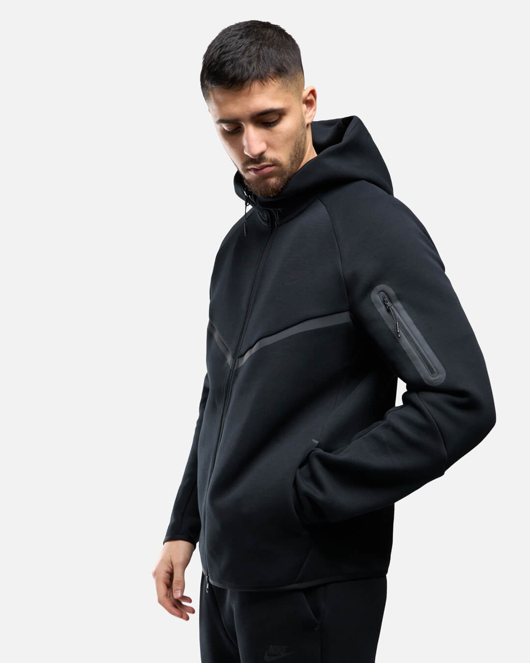 Jaqueta Nike Tech Fleece Windrunner - Preto